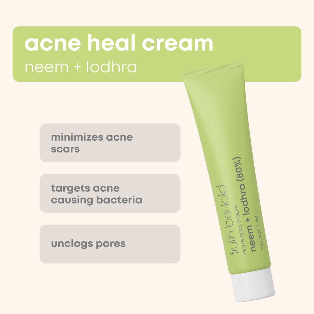 Acne Heal Cream 5ml